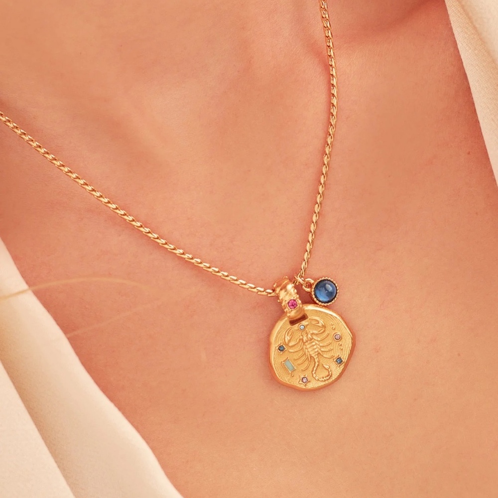 Astro Zodiac Necklace- Scorpio
